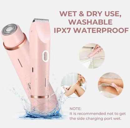 Try Nourvana 2-in-1 Women's Body Shaver